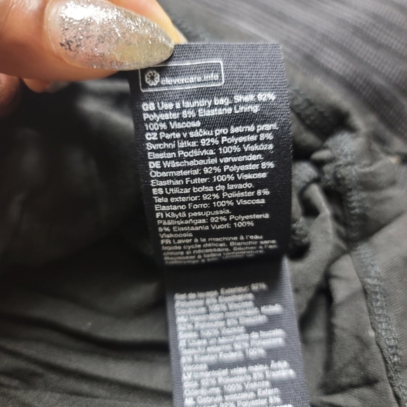 & Other Stories Black Striped A-Line Skirt - Picture 7 of 9